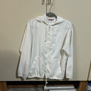 Tail White Hooded Light Athletic Jacket